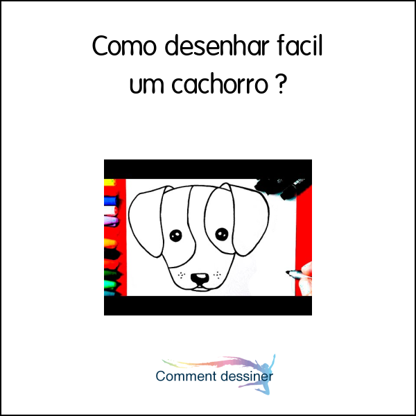 Como desenhar facil um cachorro